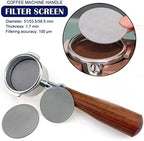 Coffee Filters Replacement Backflush Mesh Screen for Portafilter, Compatible with Espresso Machines, Durable & Efficient Coffee Brewing Accessory - Image 2