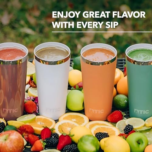 RTIC 28oz Everyday Tumbler, Insulated, Ceramic Lined, Denim - Image 7