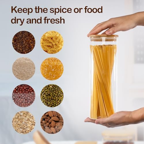 D2scrma 70oz/2.2Qt Round Pasta Storage Containers with Lids 3-Pack - Image 4
