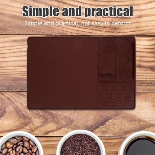 Silicone Coffee Maker Tamper Mat 22.8x15.7 Inch Coffee - Image 6