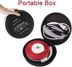 Food Grade Silicone Portable Collapsible Electric Travel Kettle (Red) - Image 4