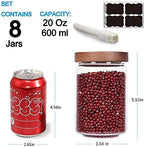 SAIOOL glass jars with wood lid，Simple and modern, make your kitchen more tidy and beautiful. - Image 6