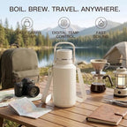 MEGAWISE 1L Portable Electric Kettle, 4 Temp Settings, 8H Keep Warm - Image 5