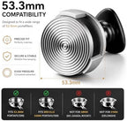TriPress Espresso Tamper, Fits 53.3mm & 54mm, 25lb Self-Leveling - Image 2
