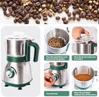 Electric Grinder for Kitchen, 500W Spice Grinder for Coffee & Grains - Image 4