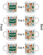 Personalized Math Lesson Single Shot Espresso Cups - Set of 4 - Image 5