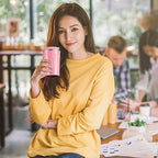 Sieral 4 Pcs 13 oz Travel Coffee Mug Insulated Reusable Coffee Cups with Leakproof Lid Stainless Steel Portable Tumbler for Keep Hot or Ice Milk Tea(Pink) - Image 5