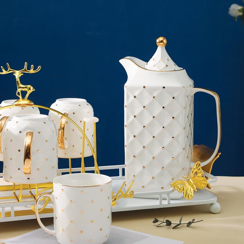 Water Pitcher Cold Kettle Mug Combination Household Cup Creative Wind Set Tea Set Souvenir Water Jug - Image 4