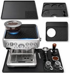 3-in-1 Silicone Mat for Breville Espresso Machine 870/880: Coffee Bar Mat + Top Mat + Tamping Mat – Food-Grade Silicone, Waterproof, Non-Slip, Heat-Resistant, Breville Espresso Machine Accessories by Unknown