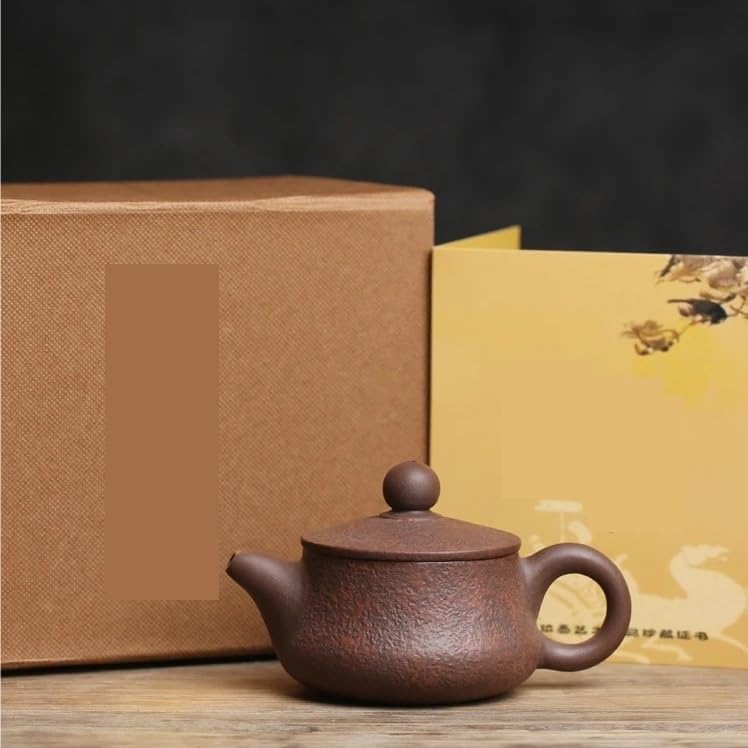 Tea Pots For Loose Tea Chinese Purple Sand Teapot, Coffee Pot, Handmade Retro Small Teapot, Household Tea Set, Teapot, Loose Tea Teapot, Chinese Tea Ceremony Supplies Tea Infuser Pot(Teapot 110ml) - Image 3