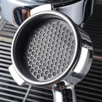 58mm Espresso Must Haves Tools Includes Portafilter Funnel, Self Leveling Tamper, Coffee Distributor, Espresso Needle Whisk and Puck Screen - Image 6