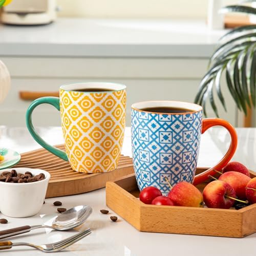 16 Oz Ceramic Coffee Mugs Set of 6 - Image 6