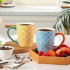 16 Oz Ceramic Coffee Mugs Set of 6 - Image 6