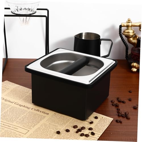 STOBAZA Stainless Steel Coffee Knock Box, Espresso Grounds Container Bucket - Image 6