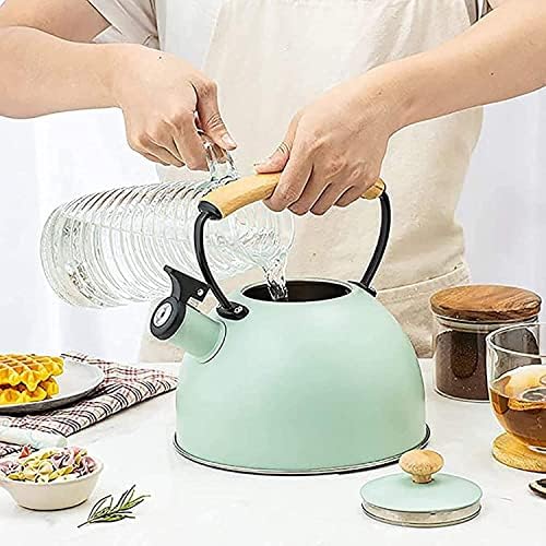 Stovetop Teapot For Home And Restaurant 3L Stainless Steel Whistling Kettle Stove Top Tea Teapot With Ergonomic Handle - Image 6