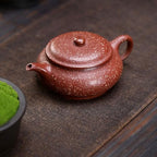 Tea Pots For Loose Tea Original Ore High Temperature Section Burning Red Coarse Sand Open Furnace Teapot Tea Room Table Tea Set Tea Infuser Pot - Image 6
