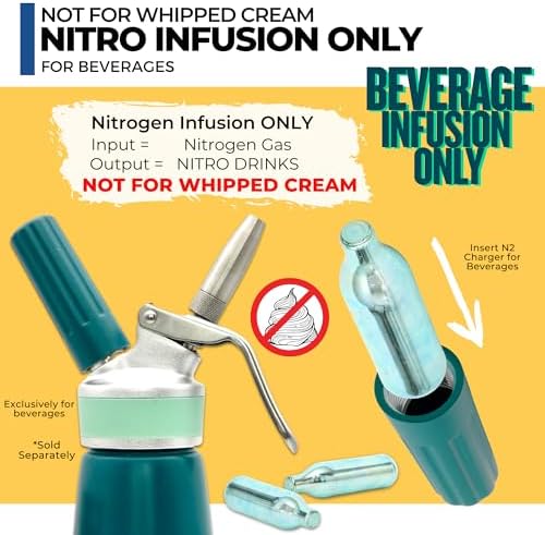 ICO 2g Nitrogen Cartridges (20-Pack) N2 Cartridges | NOT FOR WHIPPED CREAM - Image 2