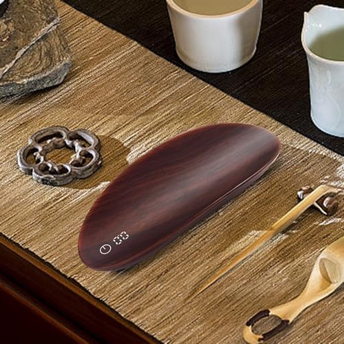 AFXGUSD Food Scale Digital Kitchen Scale with Spoon, 0.1 Gram Accuracy Scale, Mini Portable Gram Scale for Tea Coffee Measurement, Brown - Image 4