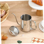 Coffee Kettle Long Narrow Spout Stainless Steel Gooseneck Kettle Hand Drip Tea Pot with Lid for Coffee Maker Home Travel Outdoor - Image 6