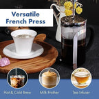 Any Morning French Press Coffee Maker, 11 Oz, Black (11 Oz) - Image 5
