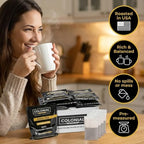 Colonial Coffee Ground Coffee Filter Portion Packs, 2 Ounce (Pack of 40), 100% Arabica Breakfast Blend Medium Roast, Gourmet Bulk Packets for 10-12 Cup Drip Maker - Image 7