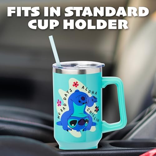 Silver Buffalo Disney Lilo and Stitch Aloha, Stainless Steel Tumbler, 40oz - Image 5