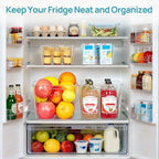 Vtopmart 8 Pack Clear Storage Bins Set for Pantry Organizer - Image 4