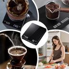 Coffee Bean Scale with Timer Precision LED Display Rechargeable - Image 4