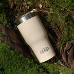 Beast 30 oz Tumbler Stainless Steel Vacuum Insulated Coffee Ice Cup Double Wall Travel Flask (Sand) - Image 5