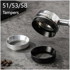 Espresso Dosing Funnel 10 Pcs Coffee Powder Anti-Fly Metering Ring is Suitable for Espresso Grinders (51mm 53mm 58mm)(Black 53MM) - Image 3