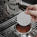 51/53/58mm Stainless Steel Espresso Puck Screen Reusable Coffee Filter Mesh, 1.7mm Thick For E61 & Home Espresso Machines(53mm 1pc) - Image 3