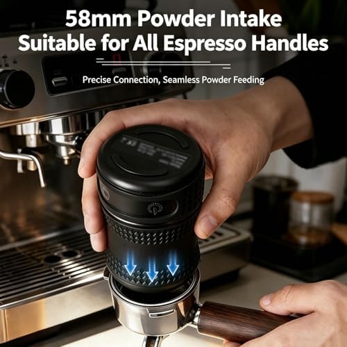 58mm Digital Coffee Bean Dosing Cup, Espresso Portafilter Dosing Cup, With Scale, Scale For Espresso Machine, Led Digital Screen, Magnetic Detachable, For Home Commercial - Image 2