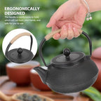 Ml Black Cast Iron Tetsubin Teapot with Infuser, Stovetop Ready - Image 4