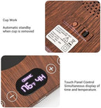 Coffee Mug Warmer for Desk, Electric Beverage Warmer Plate with 9 Temperature Settings, Auto Shut Off, Fast Heating Coffee Cup Candle Melter for Tea, Milk, Hot Drinks - Image 3