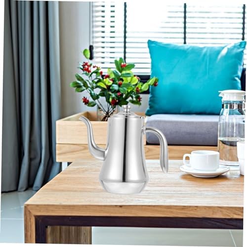 Kichvoe Stainless Steel Water Kettle with Built-in Infuser Filter Gooseneck Spout Tea Kettle for Smooth Pouring Kitchen Water for Home Restaurant Hotel 7.87 X 7.87 X 4.33 in - Image 3