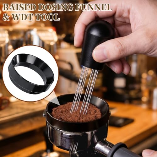 9 PCS 54mm Espresso Accessories Kit with Tamper Station - Image 4