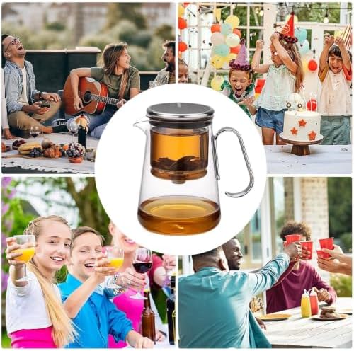 Glass Tea Kettle, Infuser Brewer Daily, Green Oolong, Hot Cold Use - Image 4