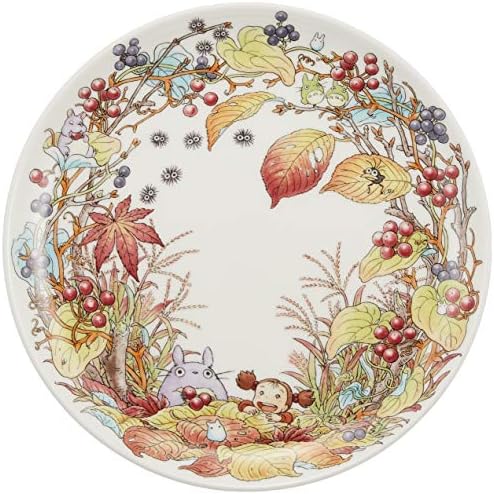 Noritake T50116A/4660-6 My Neighbor Totoro Plate 9.1 inches (23 cm), Chicken Thorns, Microwave Safe, 1 Piece by Noritake