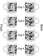 Personalized Toile Single Shot Espresso Cups - Set of 4 - Image 5