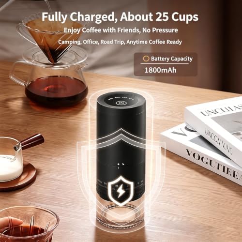 Portable Electric Burr Coffee Grinder - Image 4