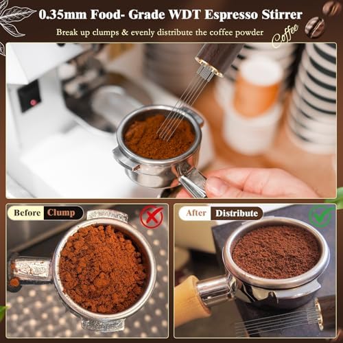 8 PCS Espresso Accessories Kit, 53.3mm Espresso Tamper Kit - Image 6