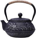 Japanese Tetsubin Tea Kettle Cast Iron Teapot with Stainless Steel Infuser by Unknown