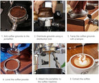Bottomless Portafilter for Gaggia 58mm, Stainless Steel 2 Ears Naked Bottomless Portafilter with Filter Basket for Gaggia Classic/Espresso Deluxe//New Baby and - Image 4