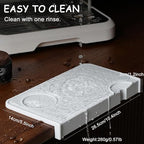Espresso Tamping Mat with Portafilter Slot, Thick Food Grade Silicone Tamper Pad, Heat Resistant & Non-Slip Coffee Tamping Station for Home Barista - Image 5