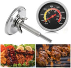 Barbecue Thermometer Smoker Grill Temperature Gauge Oven Temp 10~400℃ - Image 2