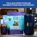 Cold Brew Pitcher, Stainless Steel, Spill Resistant Lid, Easy Pour, 67 Oz - Image 4