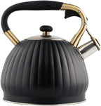 Stovetop Teapot For Home And Restaurant 3.5L Whistling Kettle For Gas Stove Stainless Steel Whistle Tea Water Bottle Pot Pumpkin Shape - Image 3