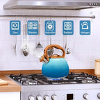 GGC Whistling Tea Kettle for Stove Top, 3.2QT/3L Stainless Steel Tea Kettle - Image 7