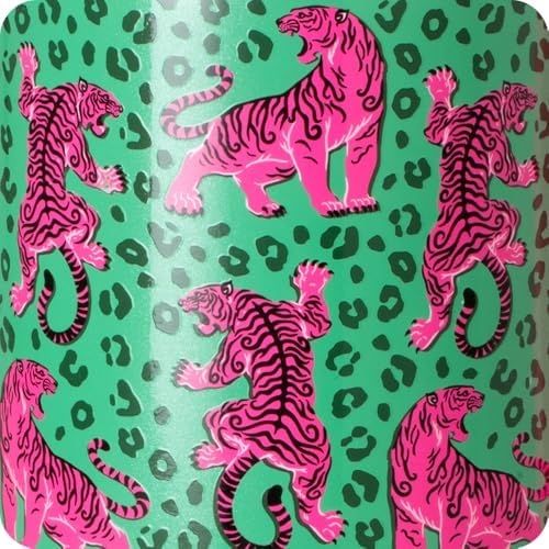 Swig Life 32oz Insulated Tumbler, Travel Coffee Tumbler with Lid, Cup Holder Friendly Travel Coffee Mug, Stainless Steel, 32 oz, Reusable Insulated Mug with Lid (Easy Tiger) - Image 2