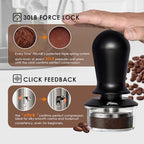 51mm Espresso Tamper, Spring Loaded Self leveling Coffee Tamper - Image 4